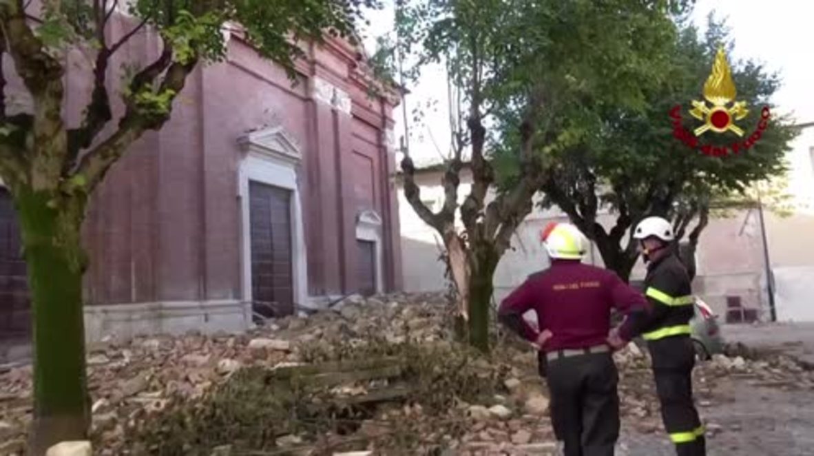 Italy: Valuable altarpiece of the Virgin Mary rescued from quake-damaged church