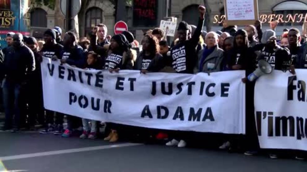 France: Hundreds march for truth and justice for Adama Traore in Paris