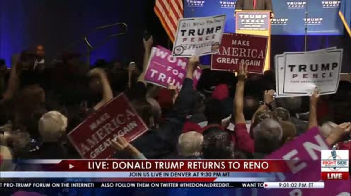 USA: Trump rushed off stage in Reno after possible gun-related security threat