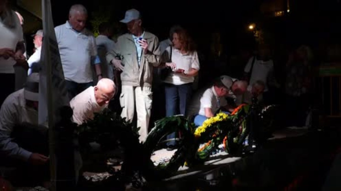 Israel: Rabin assassination commemorators protest against Netanyahu in Tel Aviv