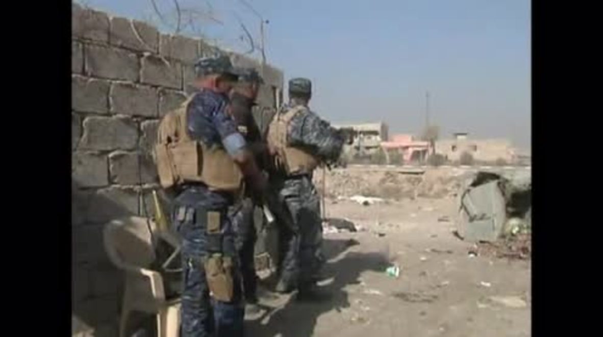 Iraq: Iraqi forces liberate Hammam al-Alil, south east of Mosul