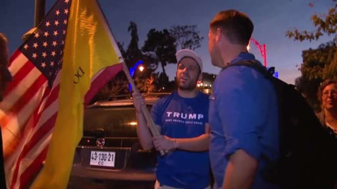 Israel: Trump supporters march for GOP candidate's success on eve of US election