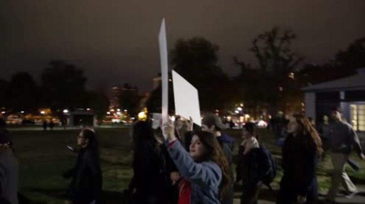 USA: 'Not my president!' Boston protesters march against Trump