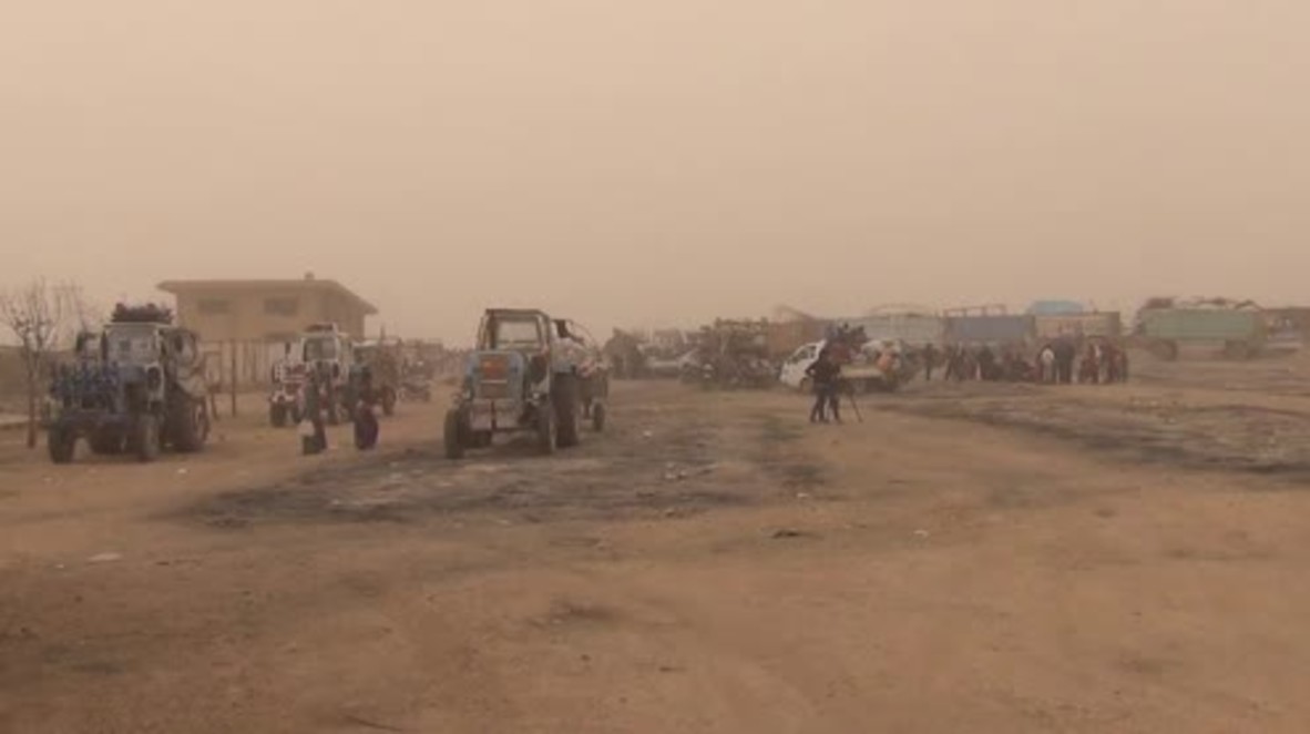 Syria: Thousands flee Raqqa for Ayn Issa after deadly coalition airstrikes hit area