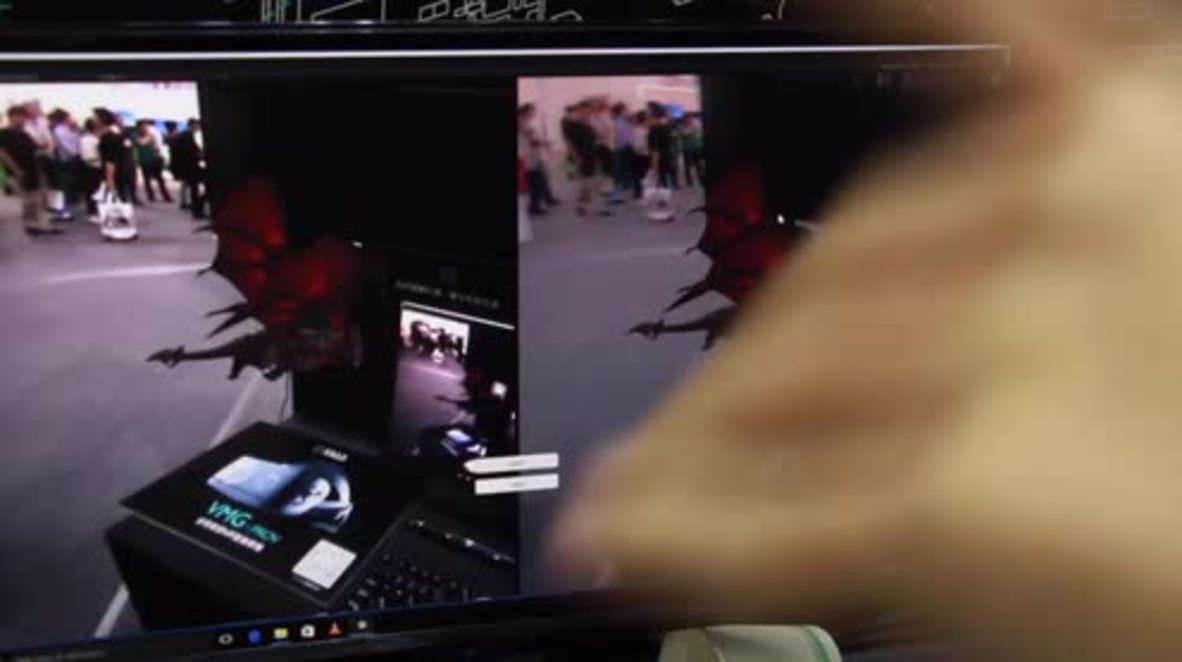 China: VisionerTech show off 'world's first mediated reality glasses' in Shenzen