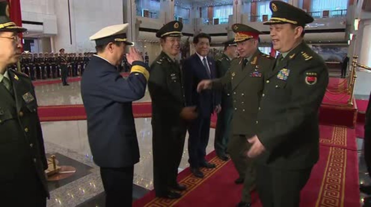 China: Russian-Chinese military ties aid Eurasian 'peace and stability' - Shoigu