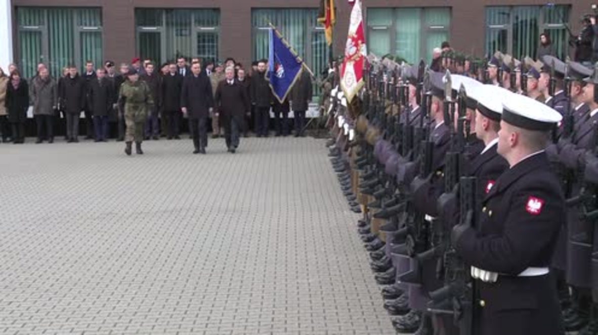 Poland: Polish and German presidents visit NATO HQ in Szczecin