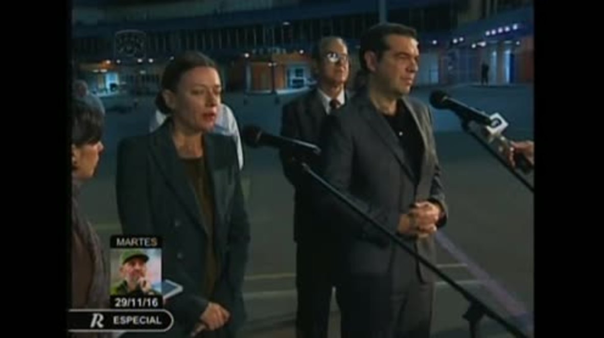Cuba: Greek PM Tsipras arrives in Havana to pay tribute to Castro