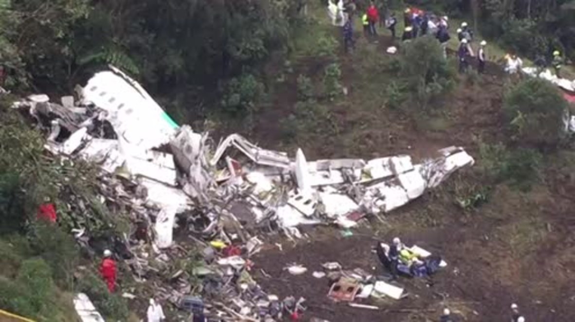 Colombia: Emergency teams search wreckage of deadly plane crash