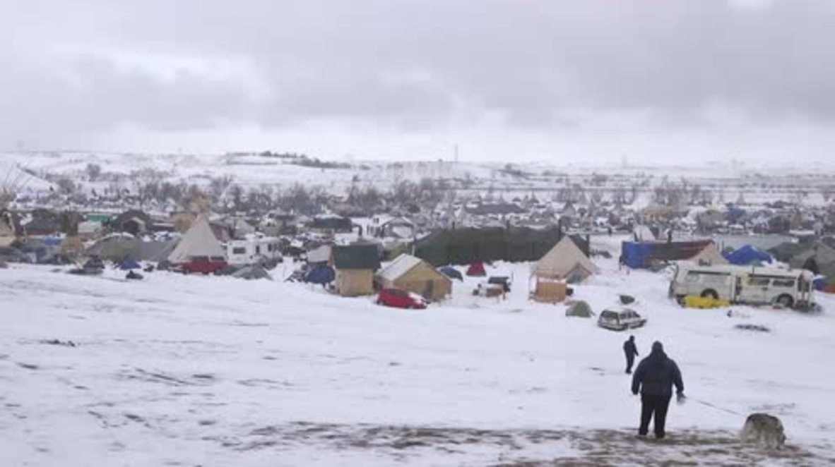 USA: Thousands brave winter weather to demonstrate solidarity at Standing Rock