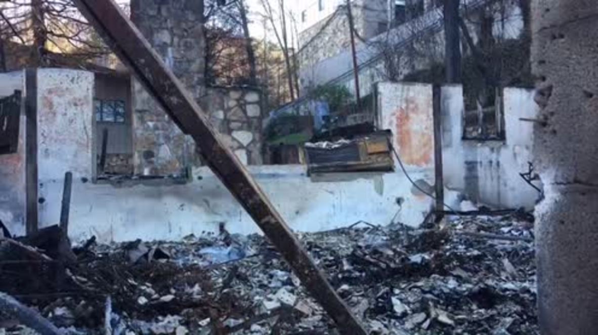 USA: Wildfires leave Gatlinburg in ruins