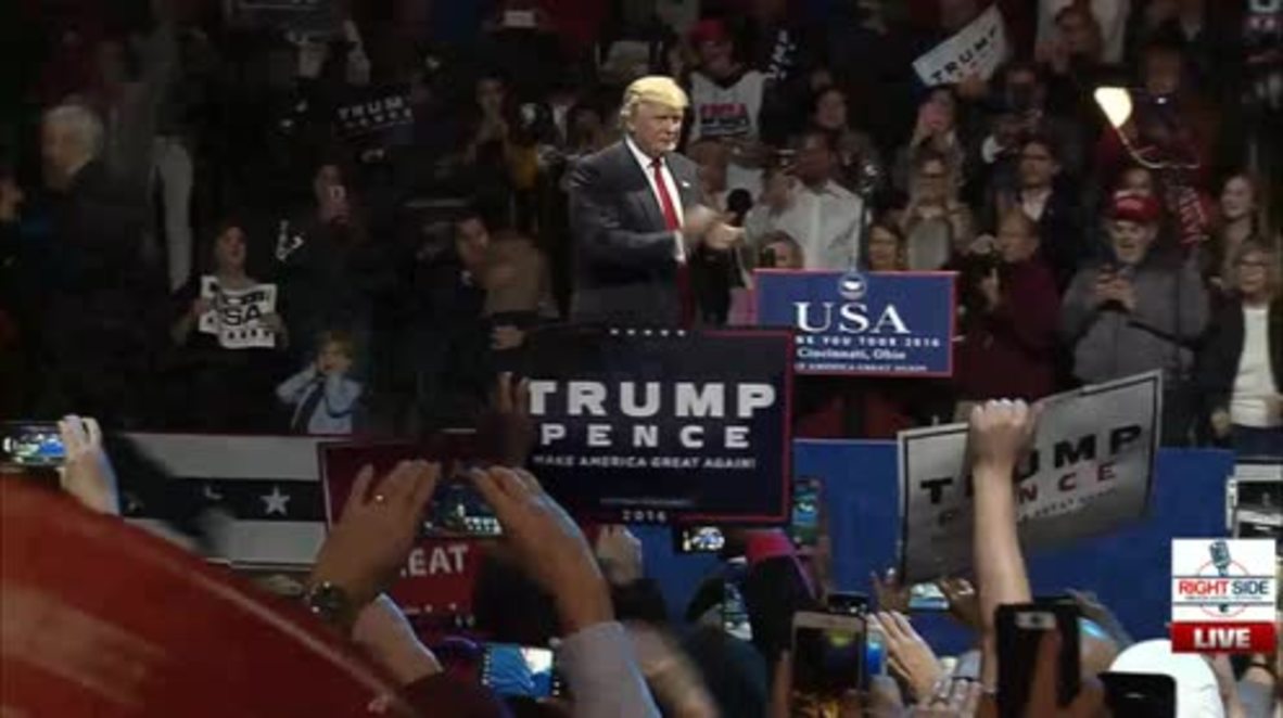 USA: 'It's going to be America first' - Trump at victory rally