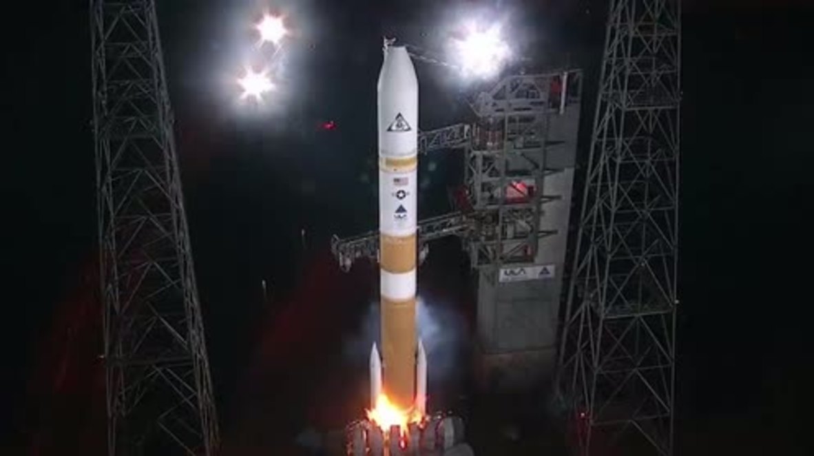 USA: Delta IV rocket blasts off from Cape Canaveral with WGS-8 satellite