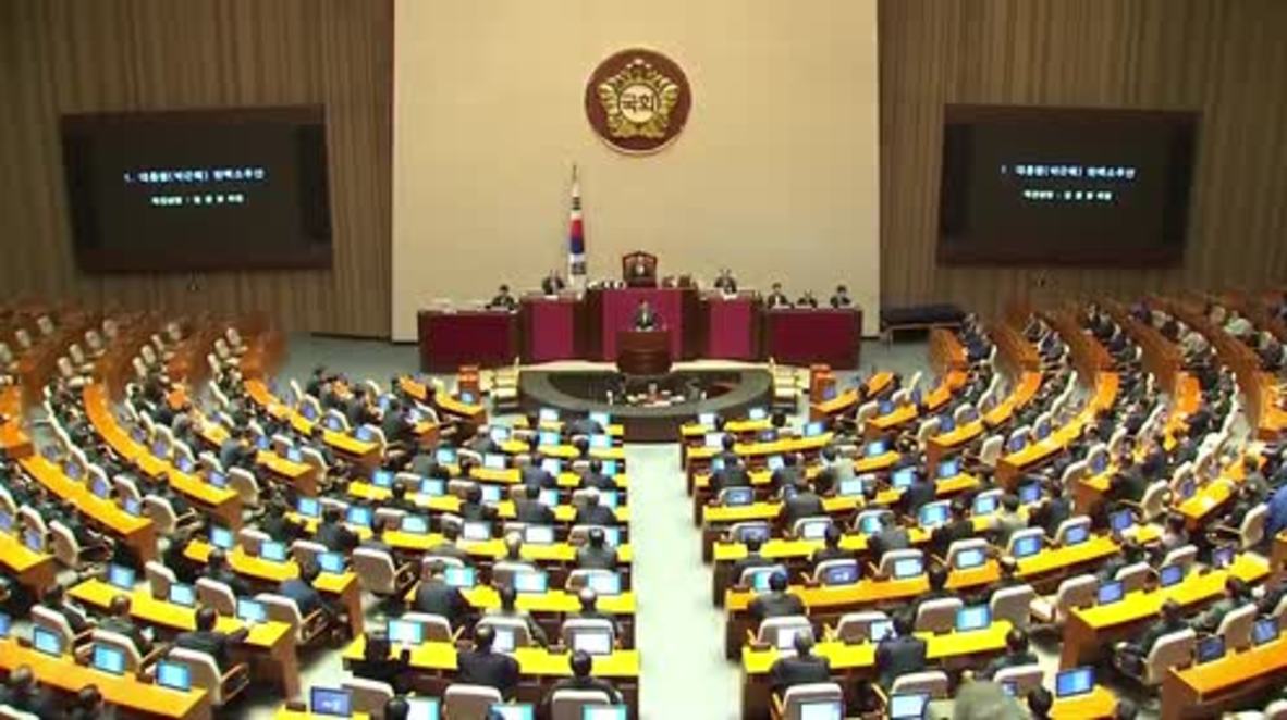 South Korea: National Assembly votes to impeach President Park