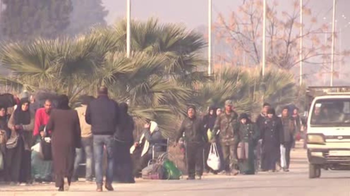 Syria: Civilians pour out of eastern Aleppo as Gov. forces advance