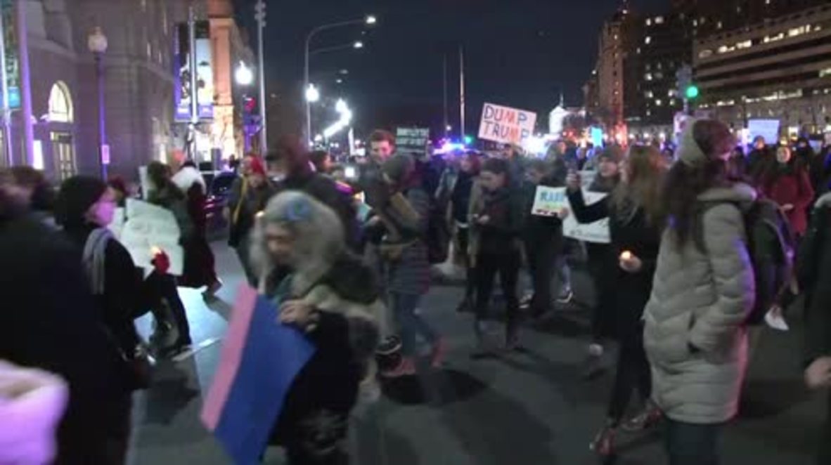 USA: Jewish groups rally against Trump in Washington DC