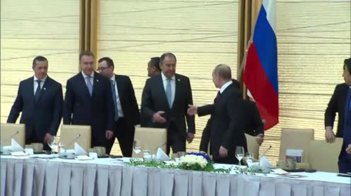 Japan: Possible Russia-Japan peace treaty discussed with Abe - Putin