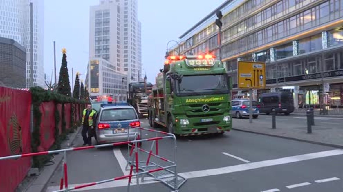 Germany: Truck that killed 12 at Berlin Christmas market removed from site