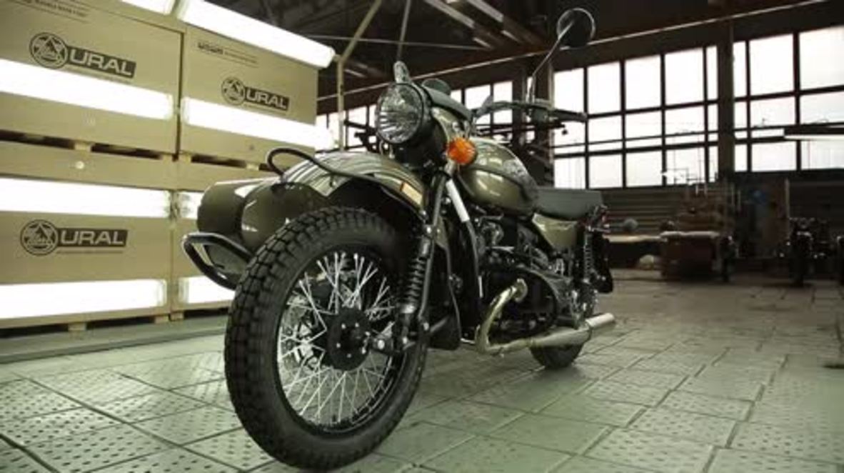 Russia: IMB Ural releases limited edition 'Ambassador' motorbike for the US market