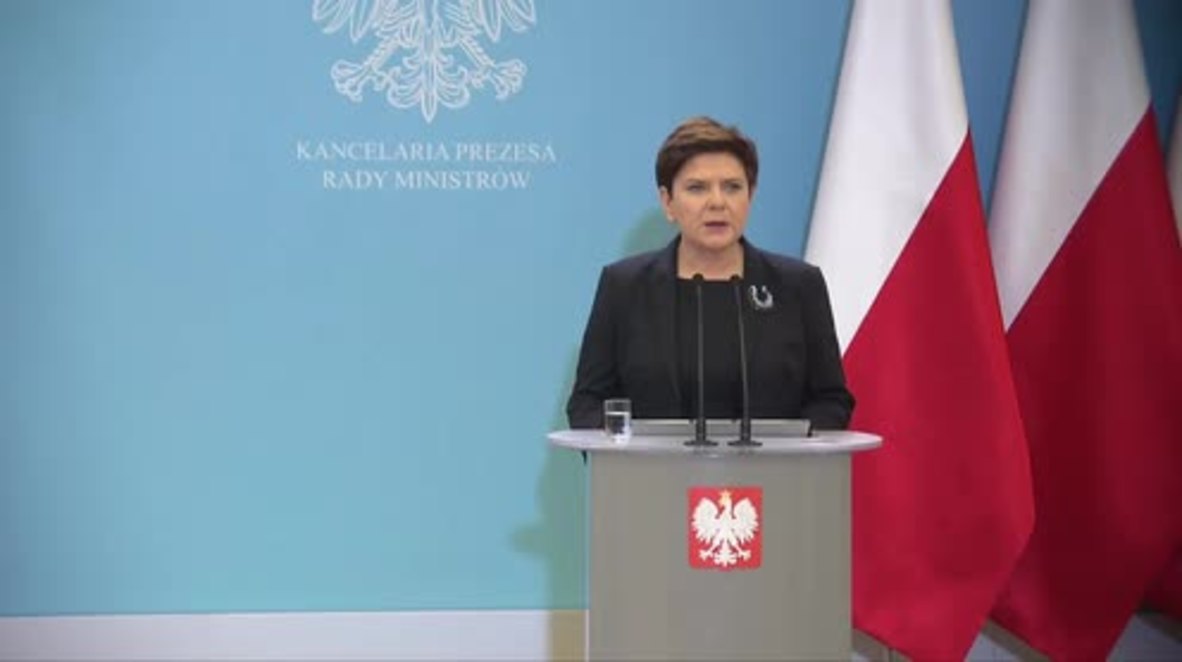 Poland: PM Szydlo sends condolences to Germany over Berlin lorry attack