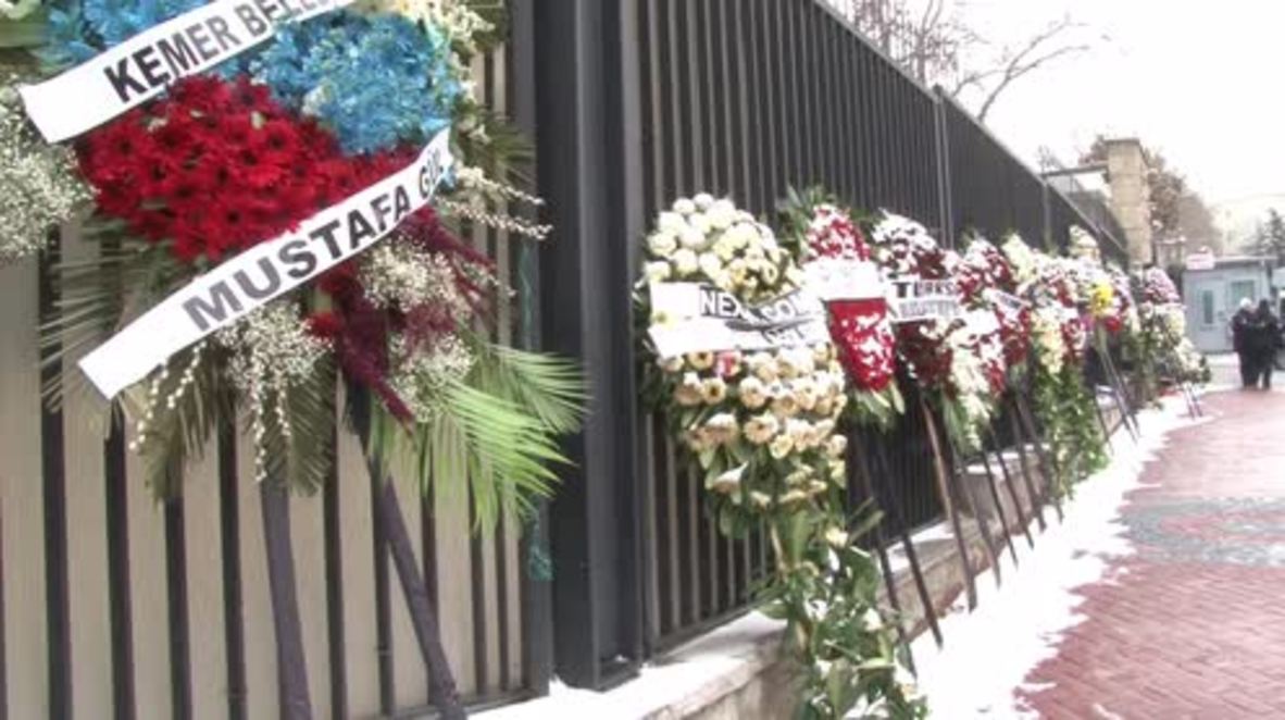 Turkey: Book of condolences opens at Russian Embassy for slain ambassador