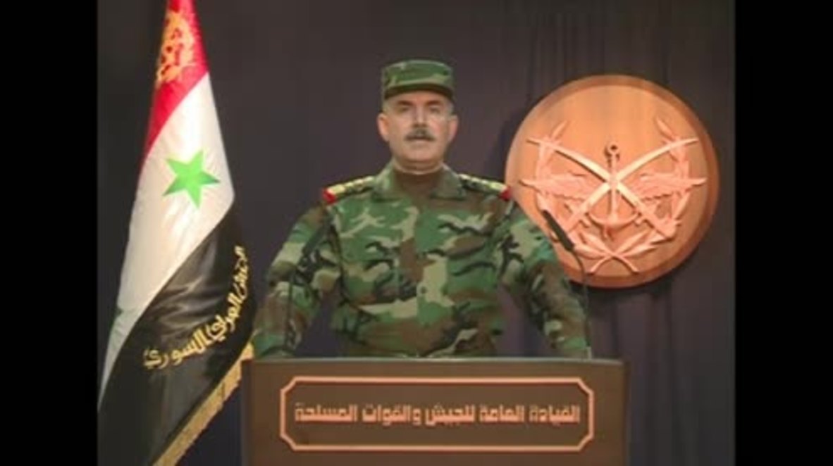 Syria: Aleppo victory announced by Syrian Army spokesperson