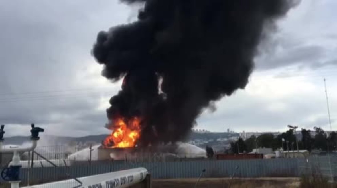 Israel: Fire breaks out at Haifa oil refinery