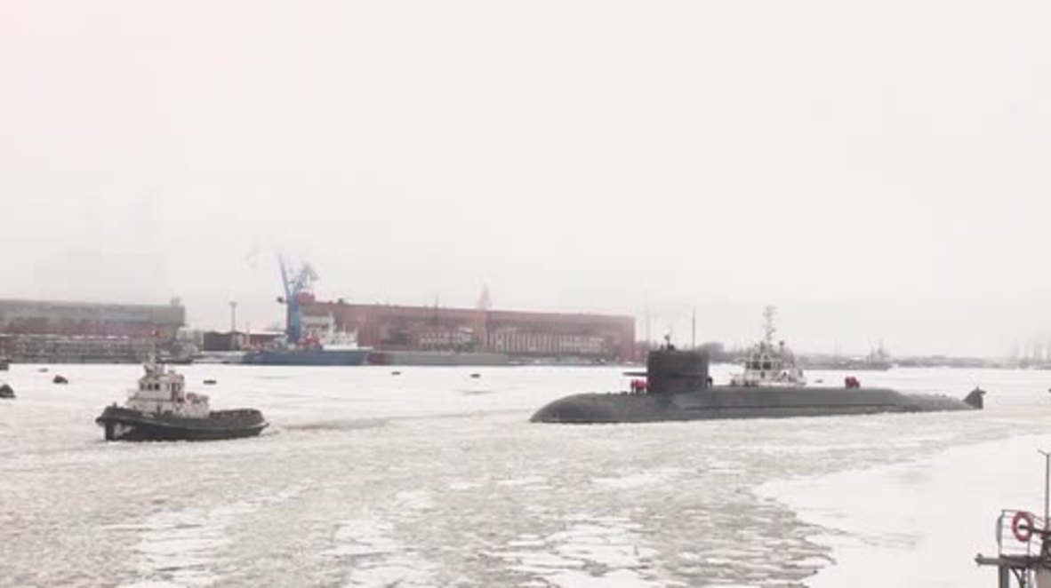Russia: Podmoskovye nuclear submarine joins Northern Fleet in Severodvinsk