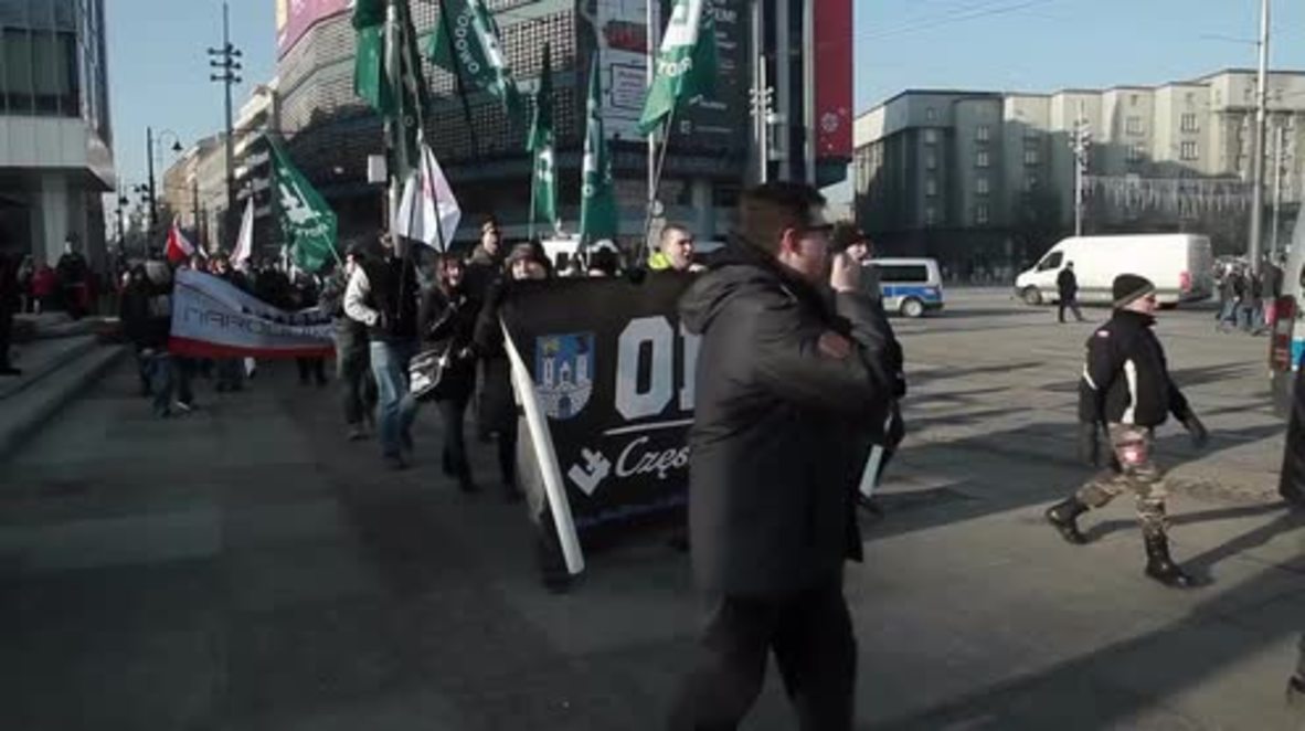 Poland: Katowice's far-right march against 'Islamic terror' after Berlin attack