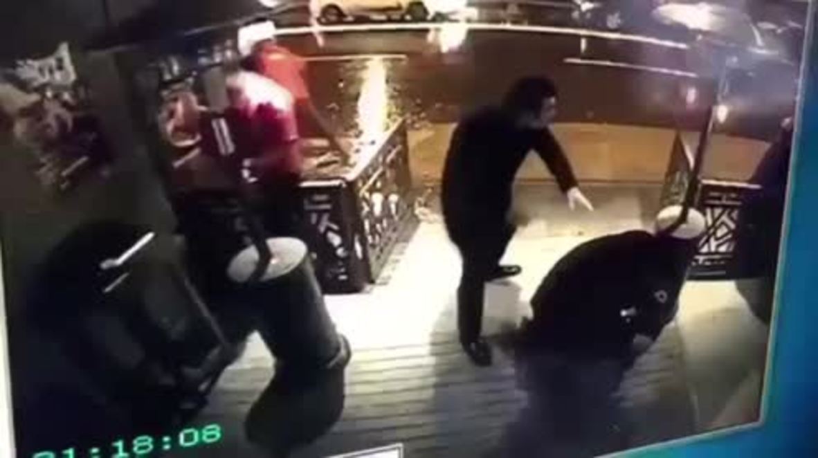 Turkey: Istanbul nightclub attack caught on CCTV