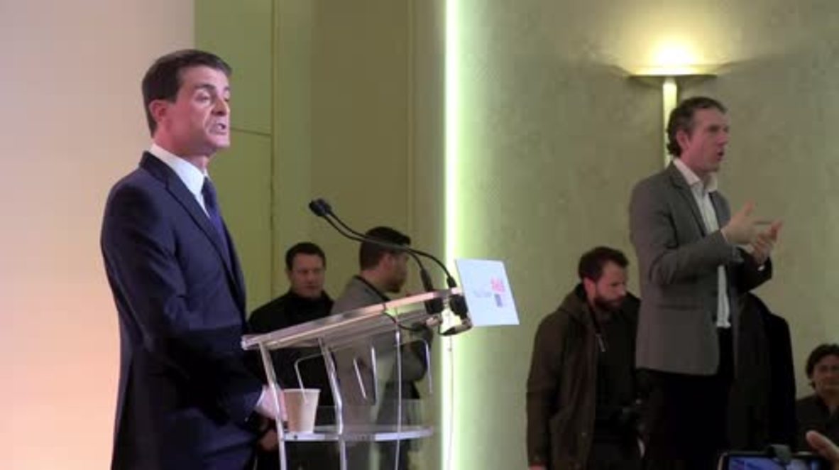 France: Valls lays out presidential platform, vows to fight radical Islam