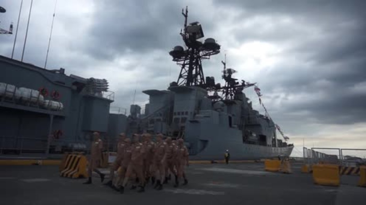 Philippines: Admiral Tributs and Boris Butoma dock in Manila ahead of military exercises