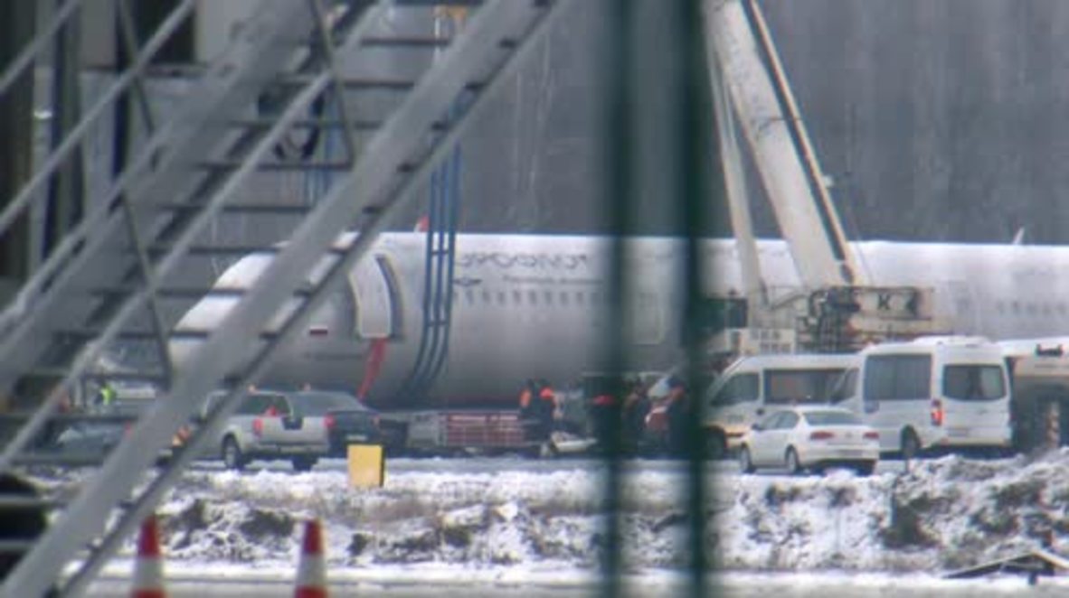 Russia: Passengers stranded at Khrabrovo Airport after plane skids off runway