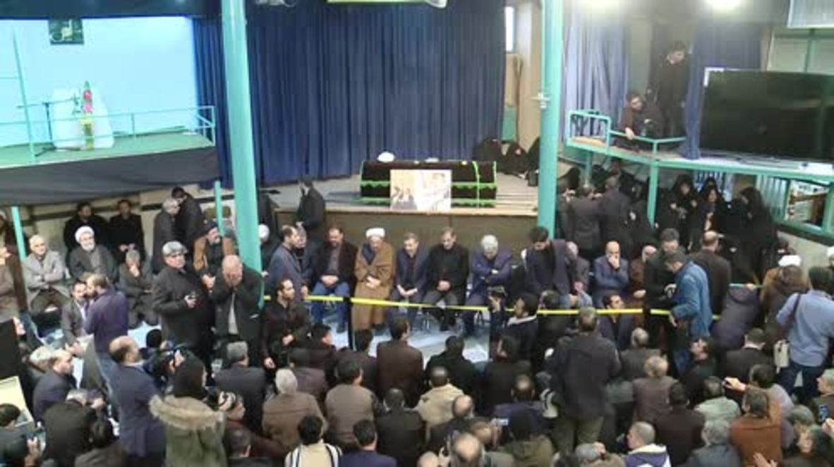 Iran: Hundreds of mourners gather to remember Akbar Hashemi Rafsanjani