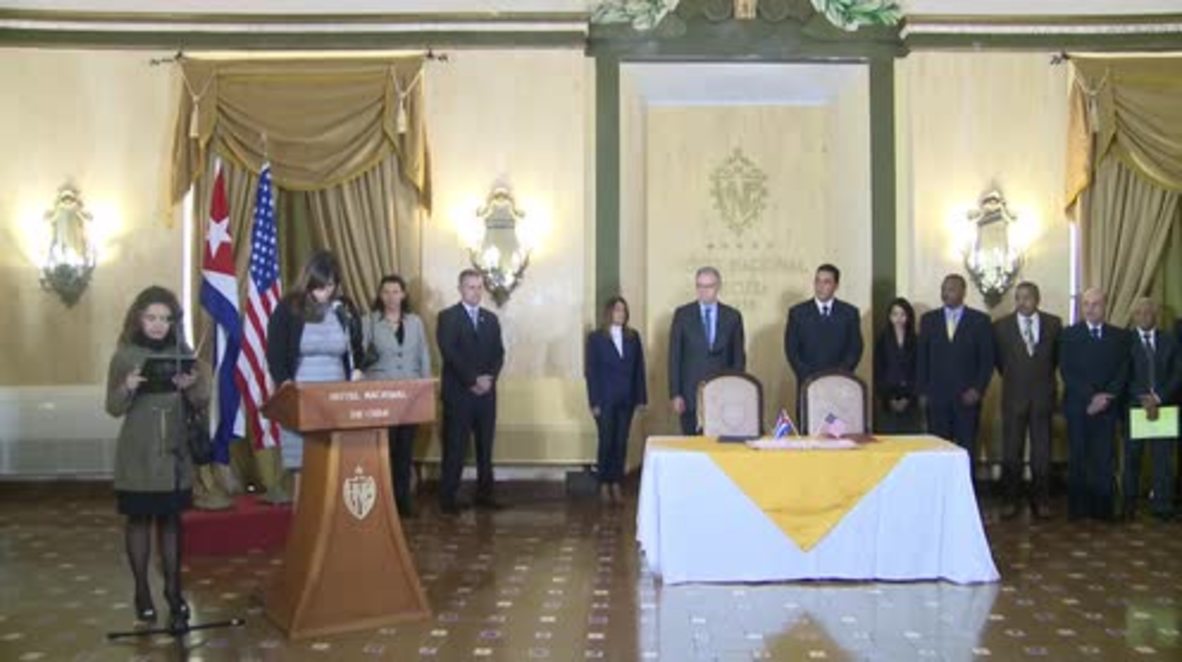 Cuba: US and Cuba sign deal to protect against oil spills before Trump takes office
