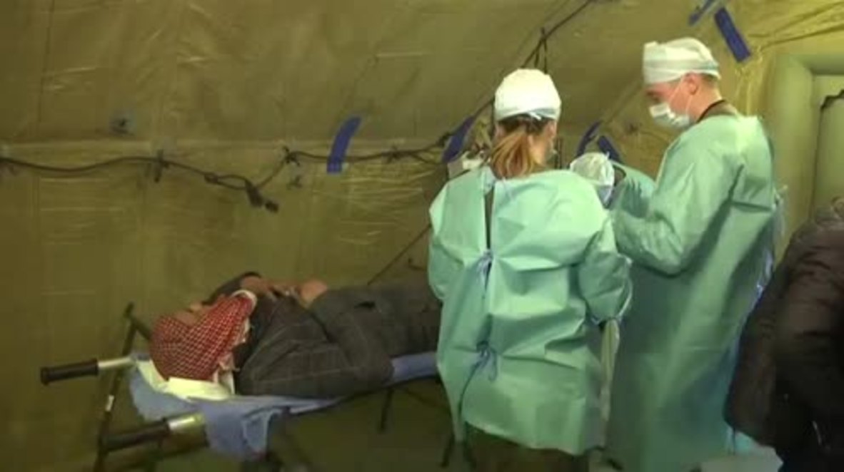 Syria: Russia opens mobile hospital in eastern Aleppo