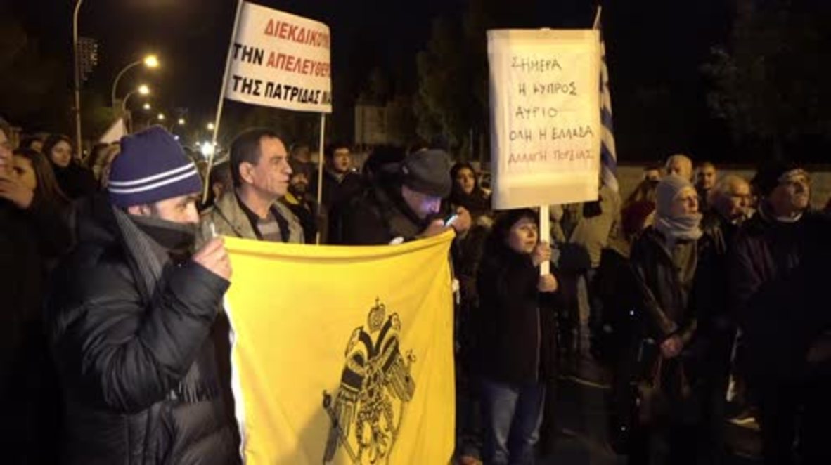 Cyprus: Protesters denounce terms of UN land settlement negotiations