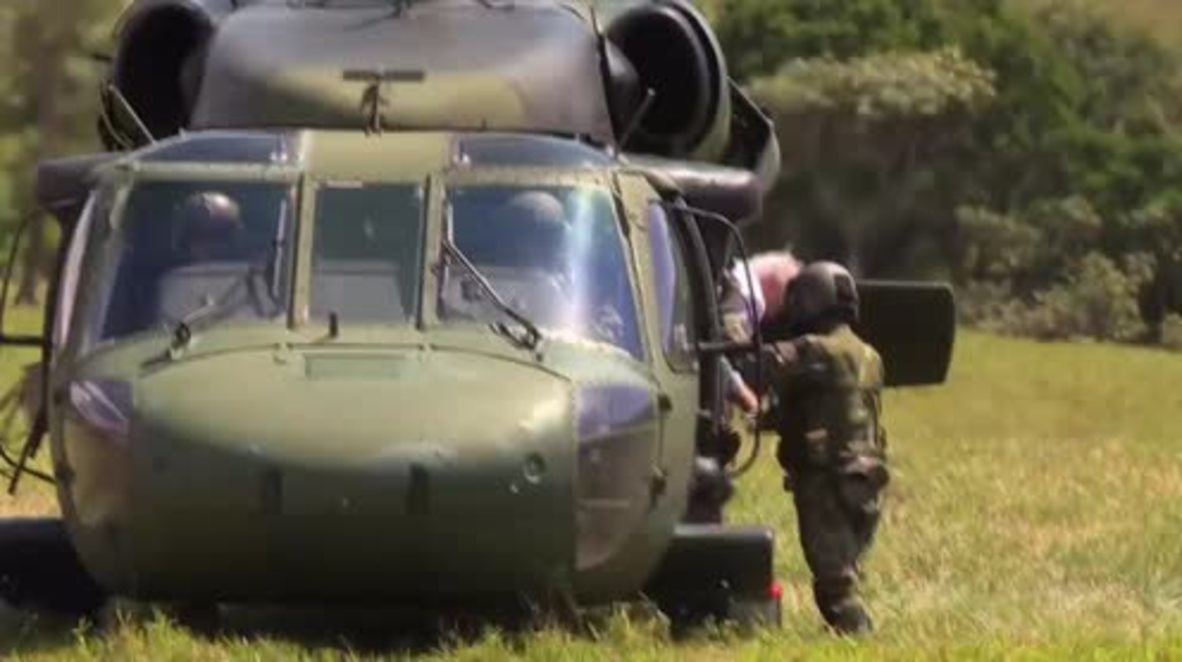 Colombia: Steinmeier visits FARC disarmament zone camp