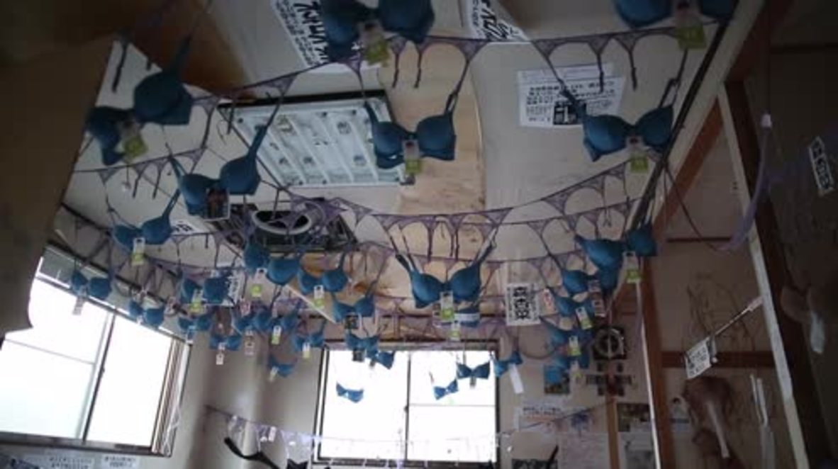 Japan: Abandoned Buddhist temple turned into bra sanctuary