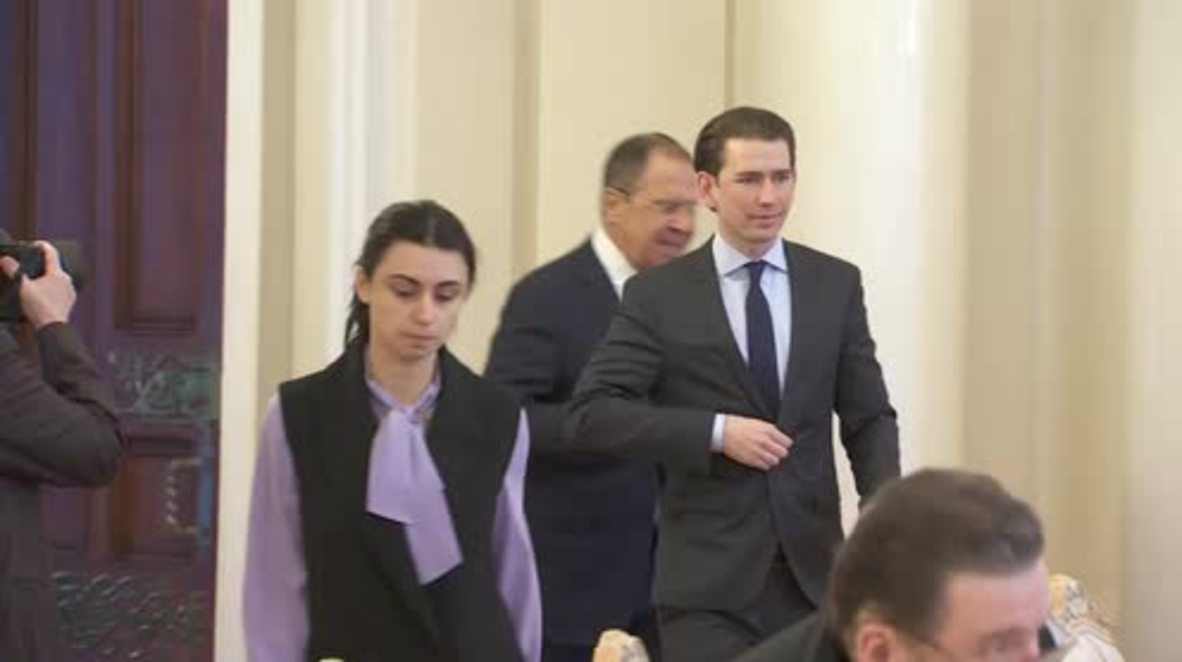 Russia: Austrian FM tells Lavrov he will strive for trust between East and West