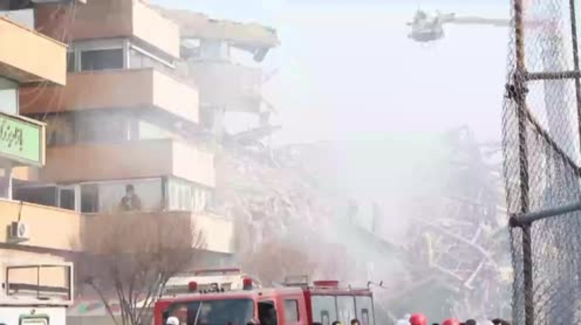 Iran: Search for survivors continues after deadly Tehran high-rise collapse