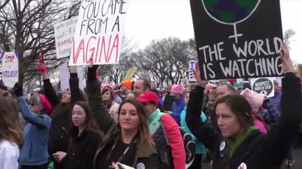 USA: 'We are the popular vote' - Women's March on Washington continues in full force