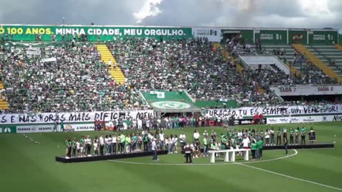 Brazil: Chapecoense draw against champions Palmeiras in first game since plane crash