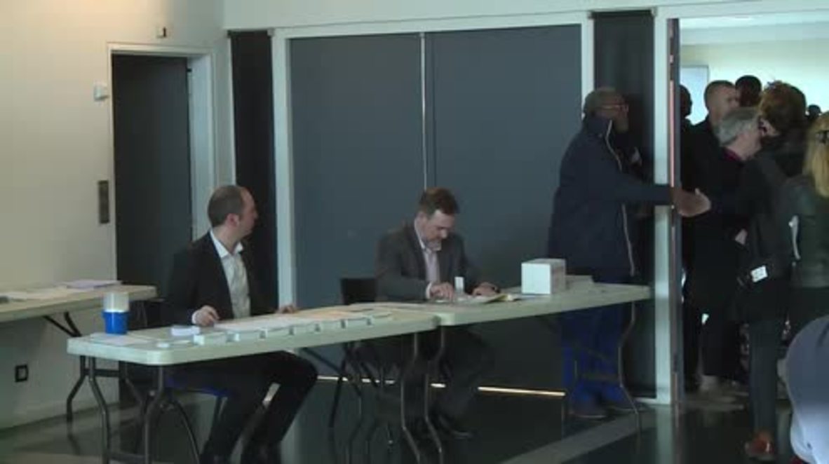 France: Former PM Manuel Valls casts vote in first round of Socialist Party primaries