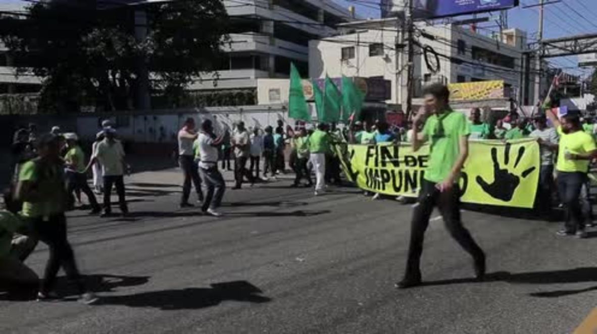 Dominican Republic: Thousands march against corruption in Santo Domingo