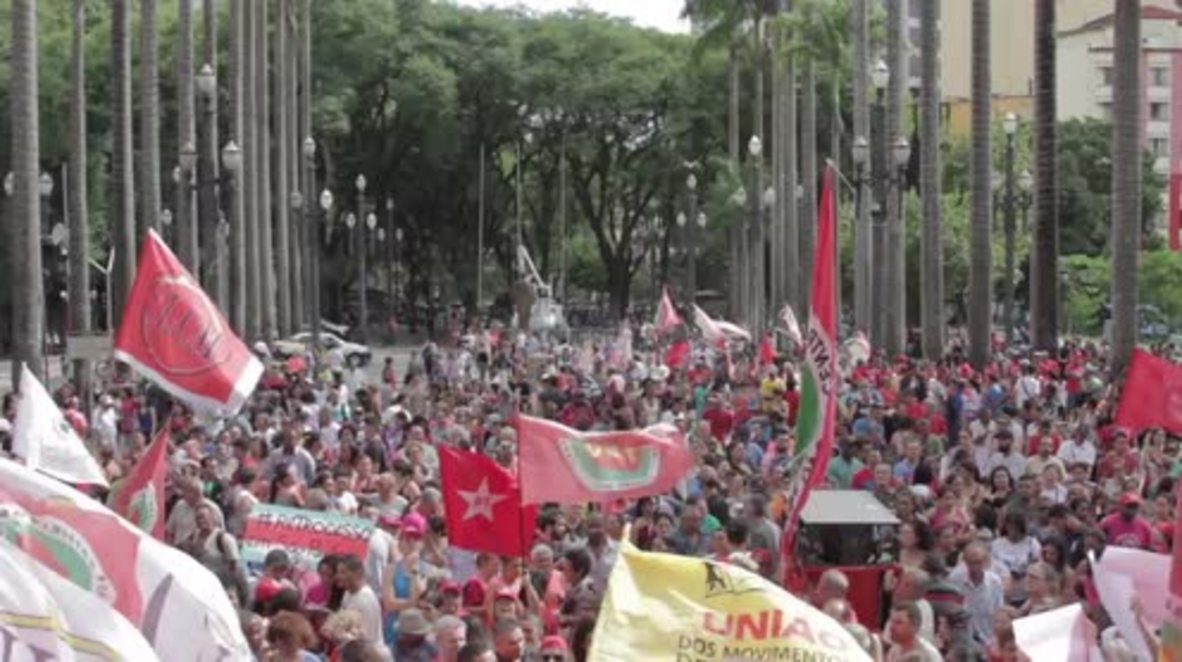 Brazil: Thousands rally against privatisation of public assets in Sao Paulo