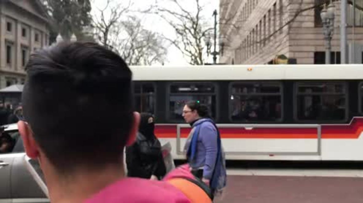 USA: Police arrest 11 following series of protests in Portland