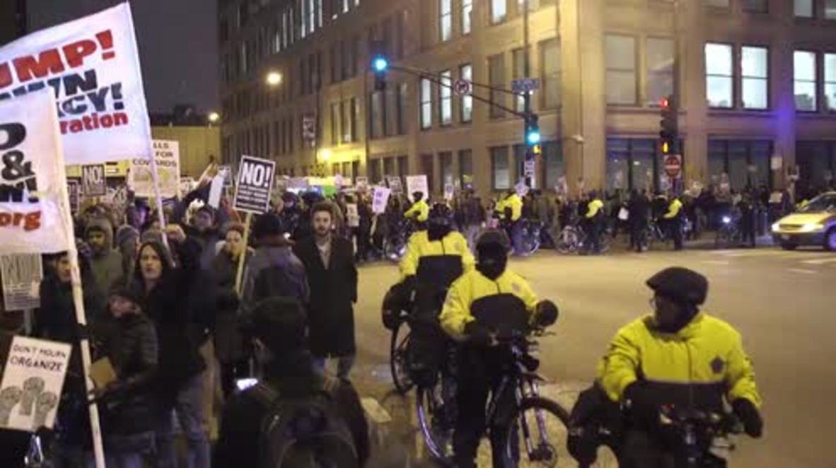 USA: Chicago Muslims lead anti-Trump demo, decry 'racist' immigration crackdown