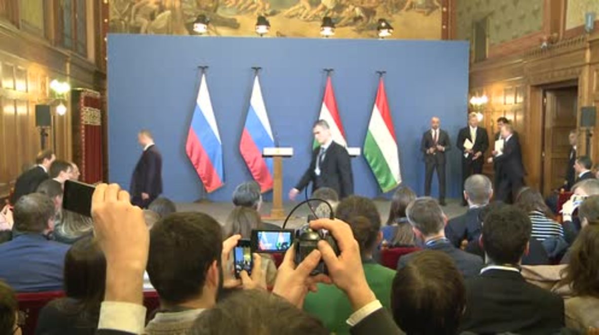 Hungary: Russia and EU working together would help energy safety in Europe - Putin
