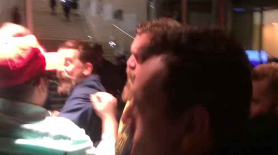 USA: Violence erupts as antifa picket Vice co-founder Gavin McInnes' NYU event